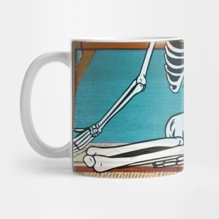 Namaste Skeleton Mug